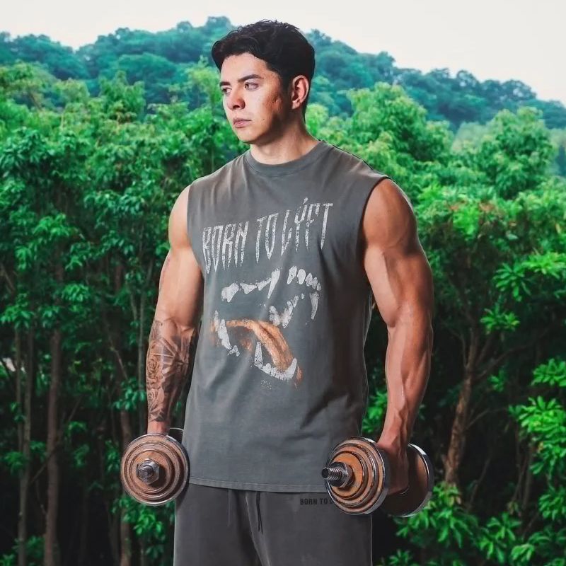 Tank Top Muscle - LYFT Canotte in cotone lavato da