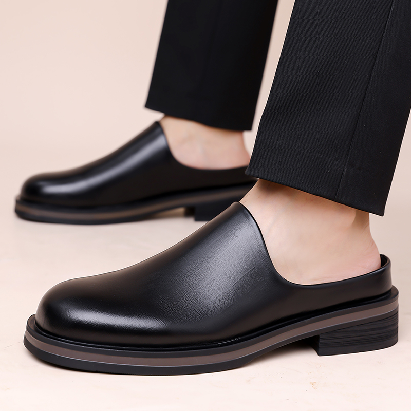 Flip Flop Leather Men - Mules da uomo slip-on, in pelle