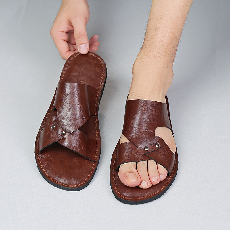 Flip Flop Leather Men - Ciabatte in Pelle Fatte a Mano