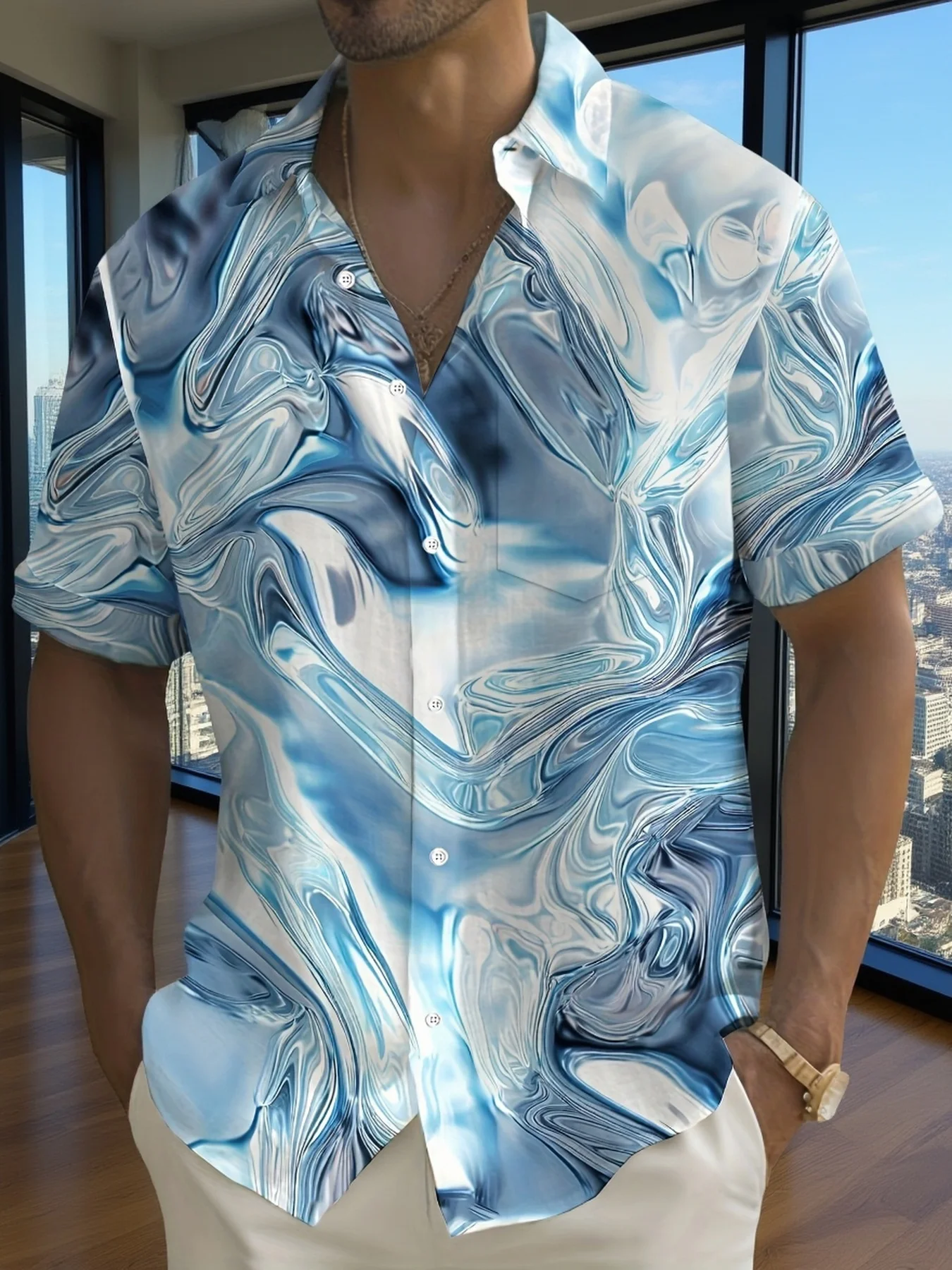 Camicia da resort con risvolto - Resort Shirt Floral recensione e prezzo