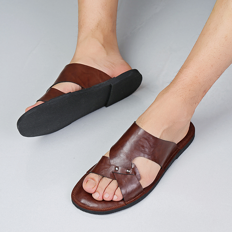 Ciabatte in Pelle Fatte a Mano - Flip Flop Leather Men recensione e prezzo