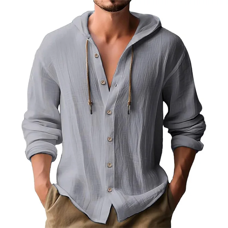 Camicia casual a maniche lungh - Short Linen Drawstring recensione e prezzo